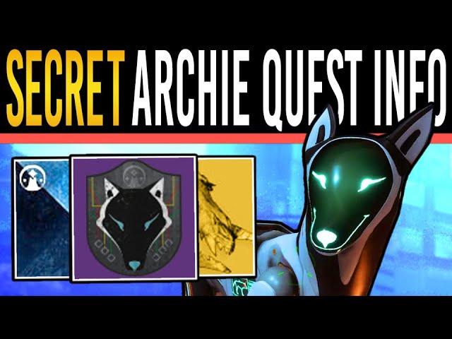 Destiny 2: NEW SECRET QUEST! Where is ARCHIE? Weekly Objectives, Extra Weapons, Shader & Trophies!