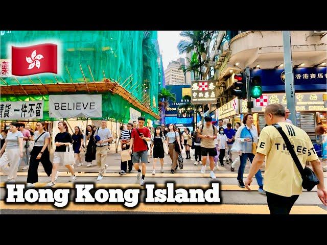 Hong Kong Island: Exploring The Busy Streets of Wan Chai | Walking Tour & Dim Sum