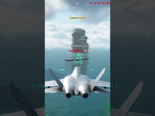 J-35 Fighter Jet in Modern Warships ️ | Stealth + Speed! #shorts