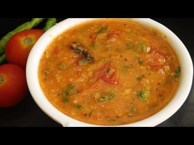 Telangana Style Tomato Pappu | టమాటో పప్పు కమ్మగా  రావాలంటే ఇలా చేయండి | Tomato Dal Recipe