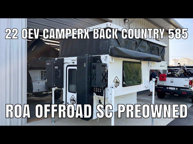 ROA Off-Road Duncan SC 2022 OVERLAND EXPLORER VEHICLES Camper X Back Country 585