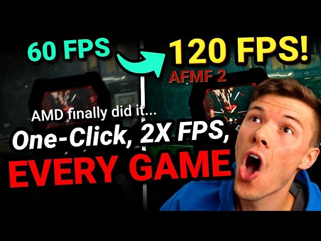 AMD can 2X Your FPS in ANY GAME… but better now ;) - AFMF 2 Analyzed