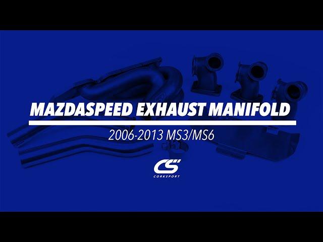 CorkSport Modular Exhaust Manifold for Mazdaspeed 3 & Mazdaspeed 6