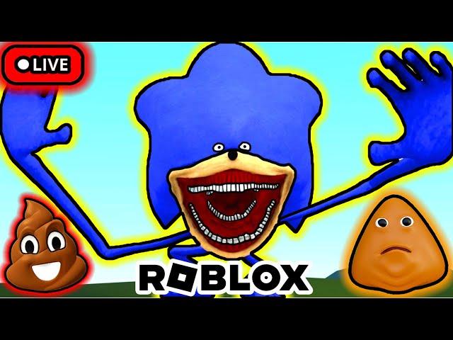 POU JUEGA ROBLOX CON SUSCRIPTORES EN VIVO  Juegos y Gameplays Shin Sonic