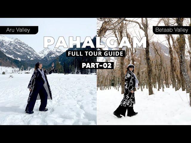 12 Hours In Pahalgam Tour Guide | Aru Valley | Betaab Valley | Pahalgam Budget | Kashmir | Part 02