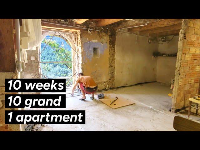 I Transformed an Old Basement into a Beautiful Apartment -  DIY Renovation