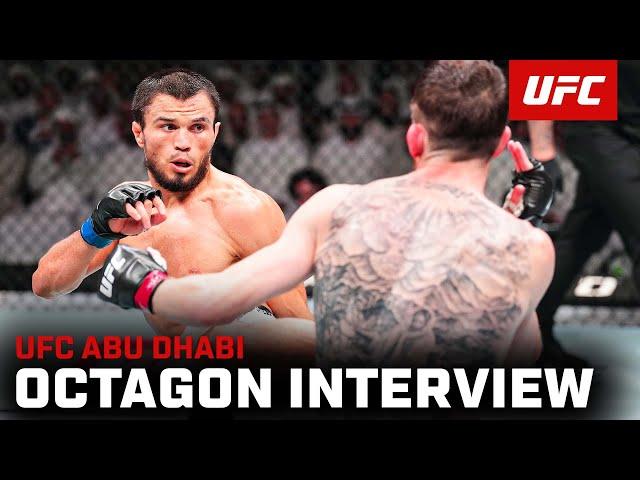 Umar Nurmagomedov Octagon Interview | UFC Abu Dhabi