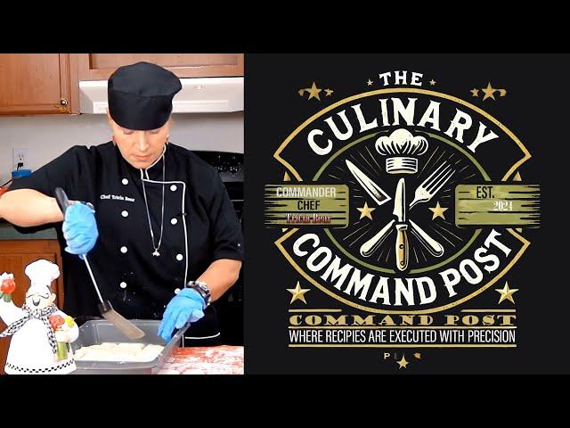 Announcement for The Command Post Culinary cooking with Tricia Bear