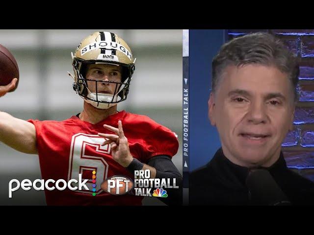 Saints’ QB room: Tyler Shough, Spencer Rattler, Jake Haener | Pro Football Talk | NFL on NBC