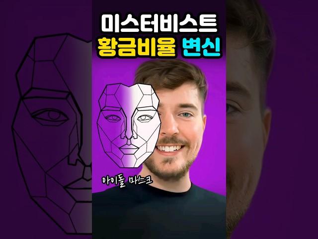 미스터비스트️아이돌 황금비율 변신!