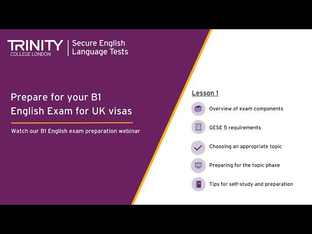 B1 English Exam for UK Visa Practice | Exam Preparation Webinar