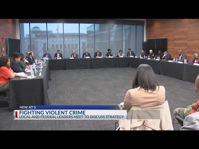 Local, federal leaders discuss violent crime prevention strategies