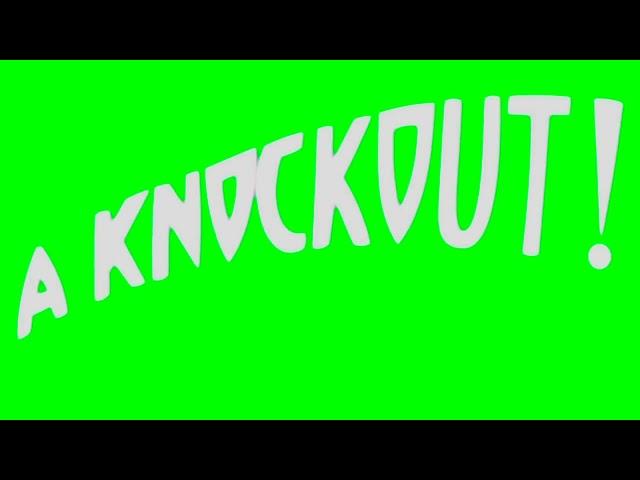 Knockout!   Cuphead Green Screen