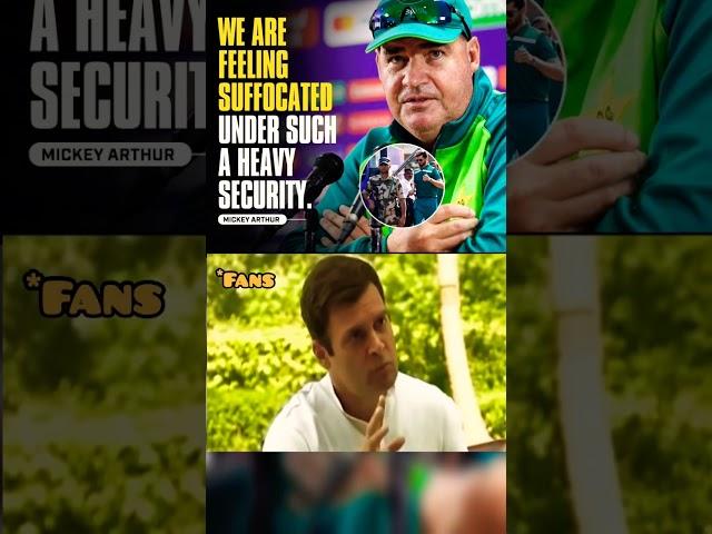 Mickey Arthur  Security Issue  #worldcup #cricket #india #viratkholi #indvspak #dhoni #viral