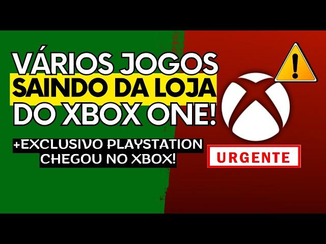 VÁRIOS JOGOS Saindo da Loja do XBOX e Exclusivo do PLAYSTATION Chegando ao XBOX SERIES X|S!