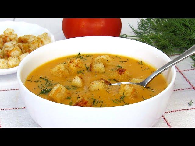 СУП пюре ИЗ КАБАЧКОВ - Вкуснейший! Хоть он и БЕЗ сливок, и БЕЗ мяса - ОВОЩНОЙ, но какой же ВКУСНЫЙ!