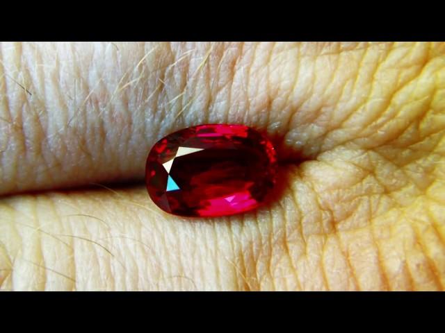 Natural Unheated Mozambique Ruby 2.51 carats with GRS Report