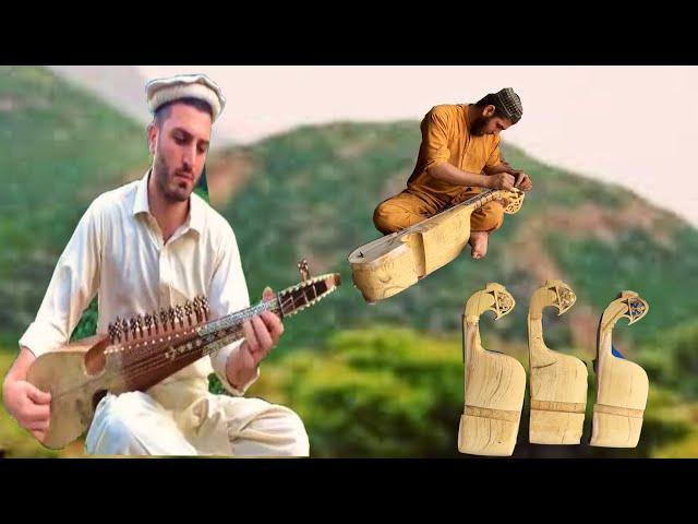 Handmade Wooden "RABAB" Manufacturing in Pakistan || Amazing Work Wood Rabab Manufacturing Process