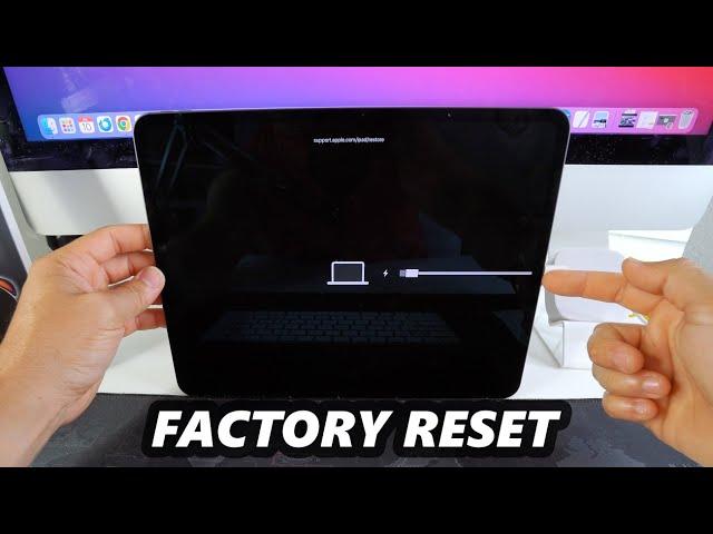 How To Hard Reset & Restore your Apple iPad Pro M4 - Factory Reset