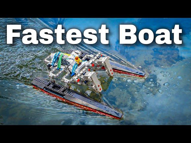 World's fastest LEGO Boat!