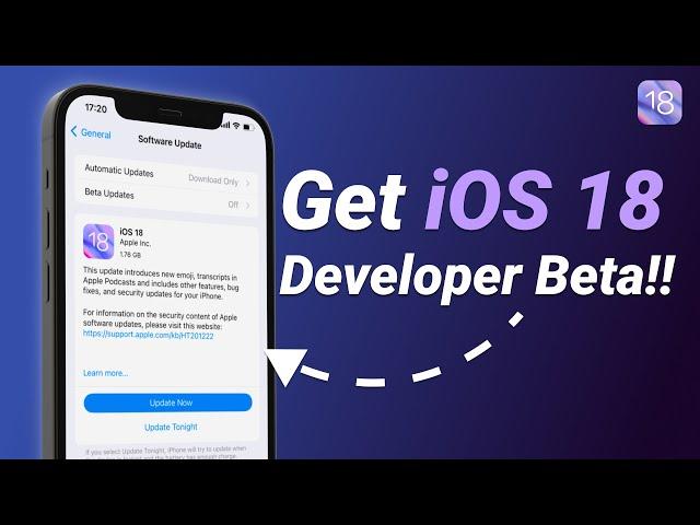 [Apple Official] iOS 18 Beta Profile Free Download, Install iOS 18 on iOS 18 Release Day (Confirm)