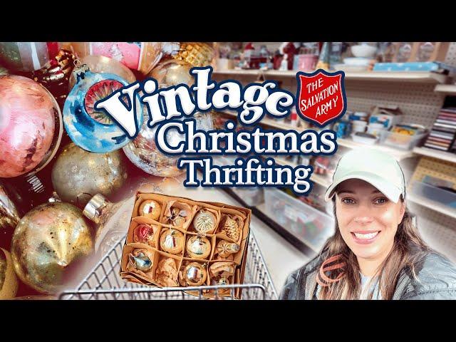 Thrifting for Vintage Christmas Decor (YEP, I FOUND SOME!) + Haul Share & Styling