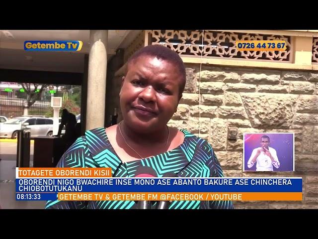 Kisii County Woman Rep speaks on fake certificates and insecurity in Kisii County.