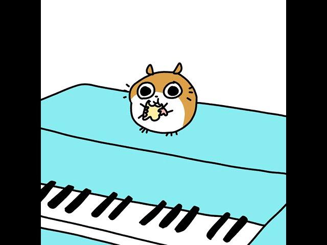 Hamster On A Piano (Eating Popcorn) - Parry Gripp - Animation by the0kiD!!