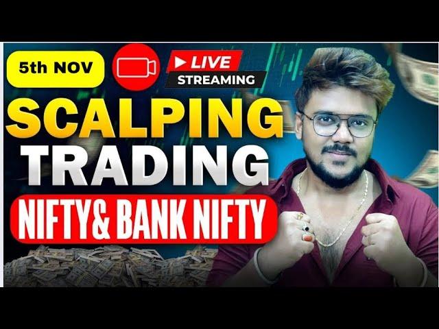 Banknifty & Nifty Live Optionstrading | 5 November | Zero Hero live trade #banknifty #nifty