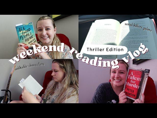 thriller READING VLOG  || ft. all the serial killers!