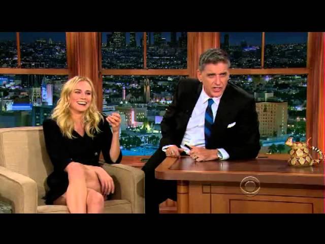 Diane Kruger - gorgeous and great legs - craig ferguson interview