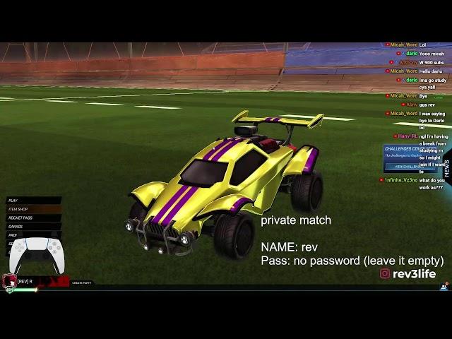 Rocket League LIVE with REV / Private Match & Private Tournaments  JOIN US