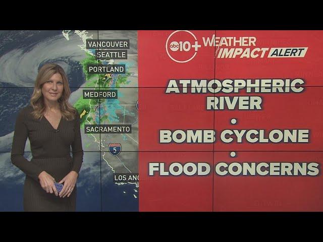 California Winter Storm: Bomb Cyclone intensifies atmospheric river