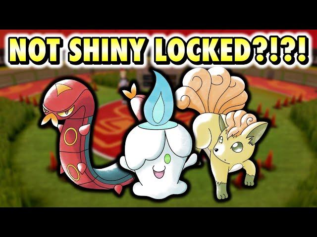 I hunted these Pokemon Game Freak FORGOT TO SHINY LOCK!