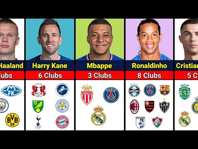 Famous Footballers How Many Clubs They Played