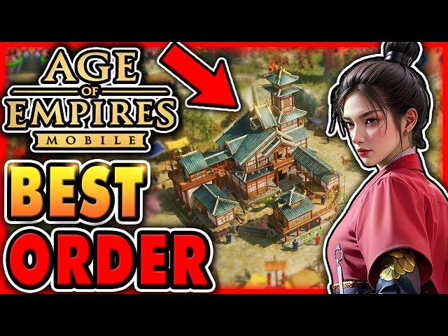 Age of Empires Mobile Building & Technology Guide - BEST Upgrade Order!