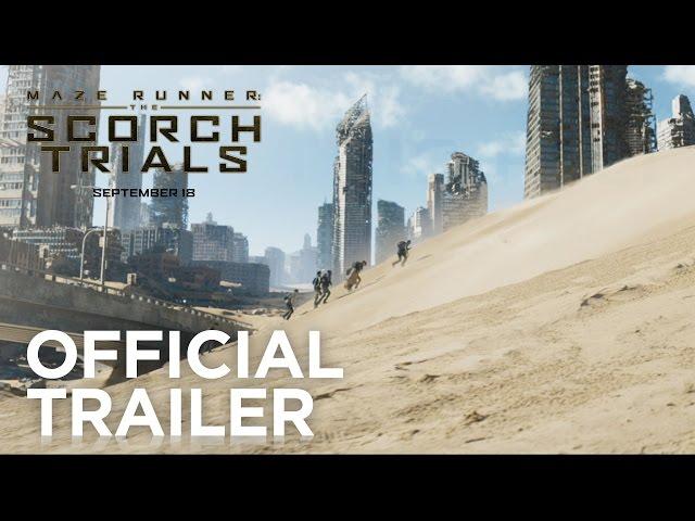 Maze Runner: The Scorch Trials | Official Trailer [HD] | 20th Century FOX