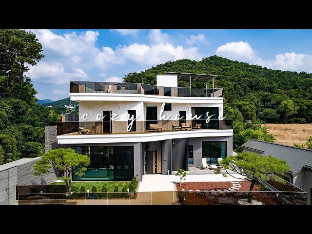 Pool and hotel-class interior, perfect luxury detached house #koreanhouse