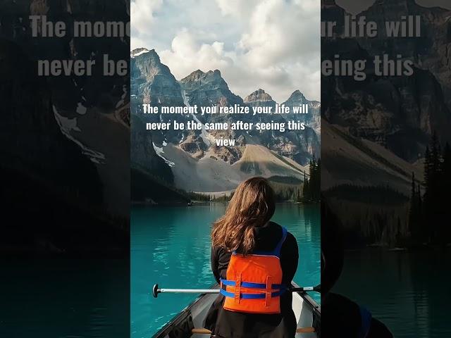 One of the most beautiful lakes in the world. #canada #explore #canoeing #moraine lake #banff