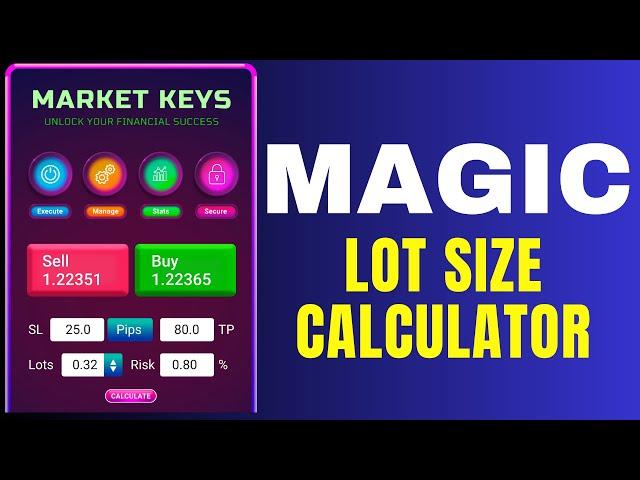 Lot Size Calculator MT5: Simplify Your Forex Trading with MarketKeys!