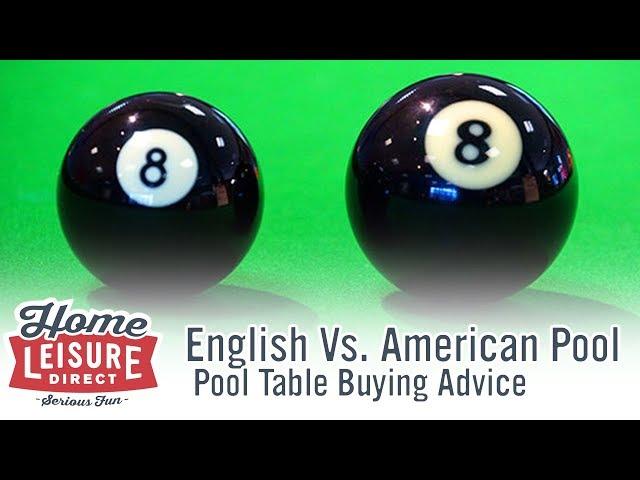 What are the Differences Between English and American Pool? - Pool Table Buying Advice