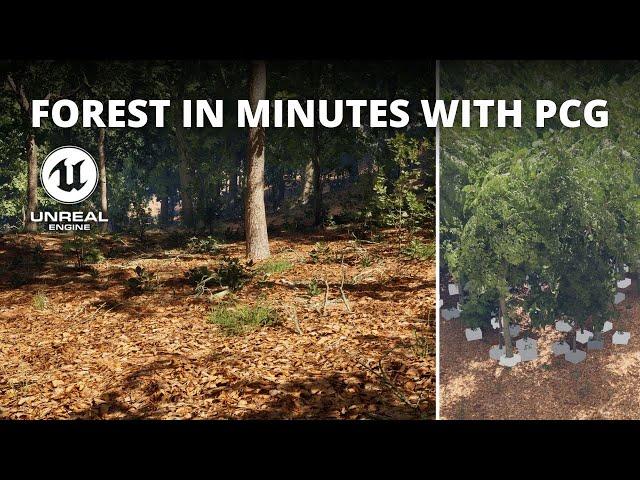How to Make a Forest in Minutes with PCG in Unreal Engine 5