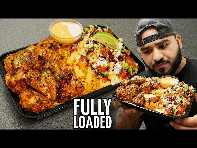 Chicken Tikka with Yellow Rice & Salad | Halal Chef's Chicken and Rice