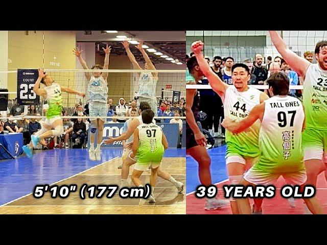 39 Years Old + 5'10" (177 cm) Outside Hitter | Donny Hui Highlights USAV 2024