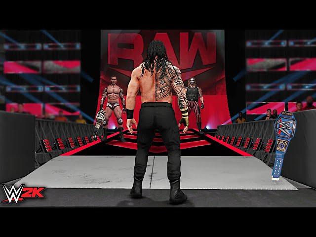 Roman Reigns Invades WWE Raw & Destroys Randy Orton ft. The Fiend - WWE Raw 11/9/20 (WWE 2K)