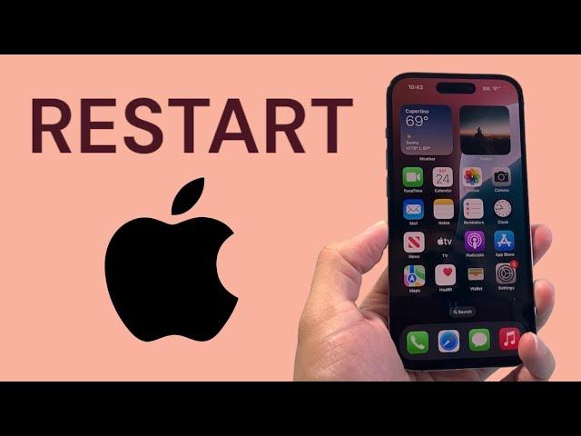 How To Restart iPhone 14