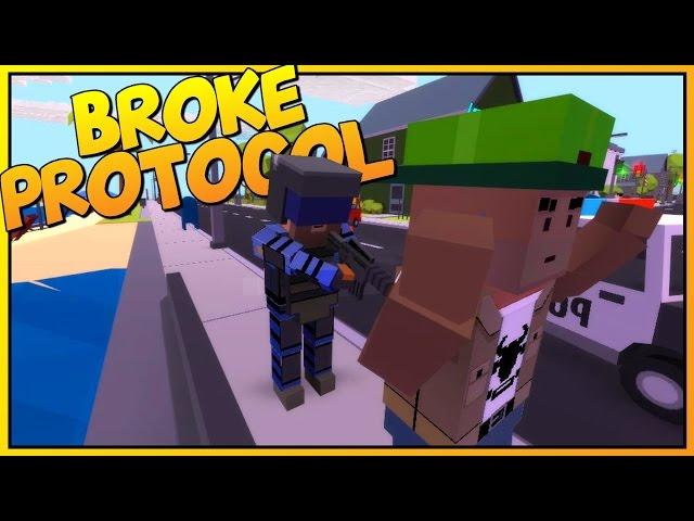 Broke Protocol - Low Poly GTA Online Meets Unturned [Let's Play Broke Protocol Gameplay]