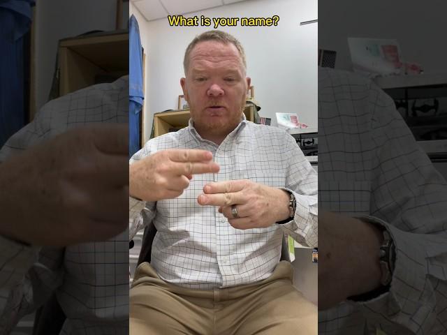 What is your name? #asl #americansignlanguage #signlanguage #shorts