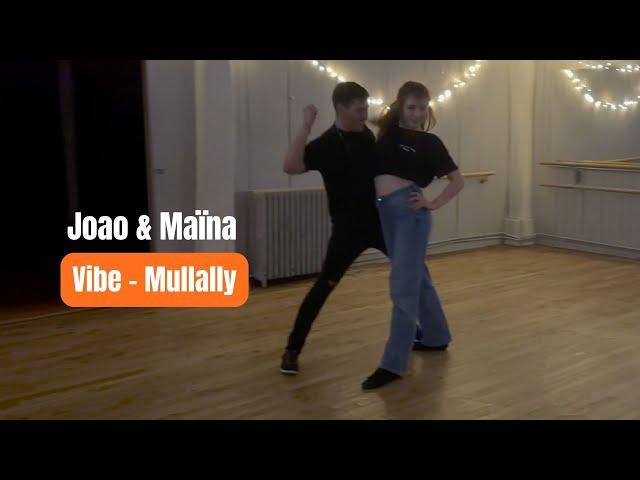 Vibe - Mullally  West Coast Swing Impro - Joao Parada & Maïna Vila Cobarsi | ROUEN