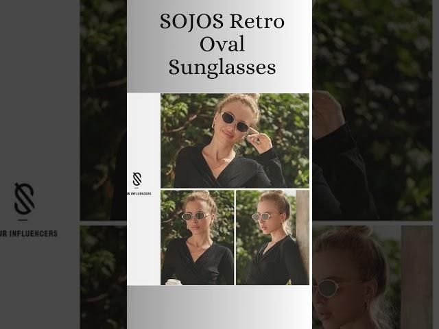 SOJOS Retro Oval Sunglasses #budget #sunglasses #fashionbrand #sunglassess